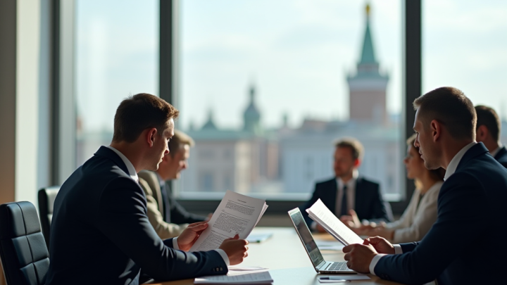 Иллюстрация 1: Взаимодействие заказчик-поставщик: ключ к успешному партнерству Графическое сопровождение статьи "Взаимодействие заказчик-поставщик: надежное партнерство в Орле"